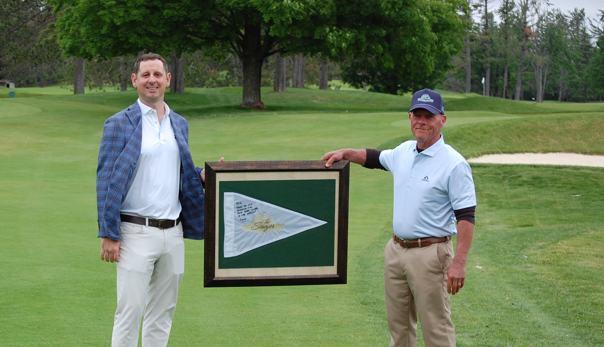 David Sanderson, GM & Mick Zajas, Director of Agronomy 1 1
